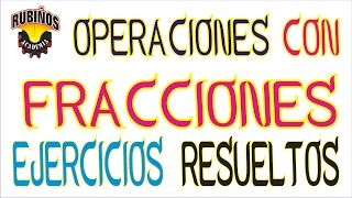 operaciones con fracciones  propiedades y ejemplos [upl. by Ardeid682]