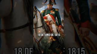 La batalla de Waterloo y la derrota de Napoleón Bonaparte historiamilitar historia shorts [upl. by Baumann]