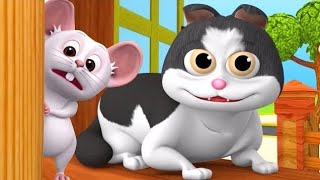 billi karti meow meow rhyme Song  हिन्दी कार्टून cartoon [upl. by Alul]