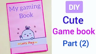 10 Paper Games in a book  DIY Cute Gaming Book  How to make paper gaming book  DIY Paper games [upl. by Cressi]