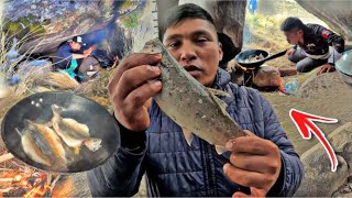 Nos REFUGIAMOS en una CUEVA y Esto fue lo que pasó  PESCA y COCINA de Truchas en la Sierra del Perú [upl. by Bancroft]