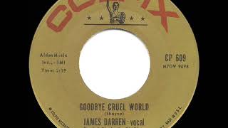 1961 HITS ARCHIVE Goodbye Cruel World  James Darren a 2 record [upl. by Ociral]