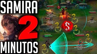 Te explico SAMIRA en 2 MINUTOS  League of Legends  GUIA SAMIRA  HABILIDADES SAMIRA [upl. by Adilen]