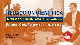 Redacción Científica según APA 7ma edición Formato tablas figuras citas referencias y más [upl. by Zetnas]