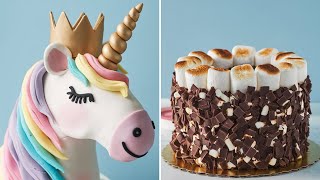 Most Satisfying Unicorn Cake Decorating Tutorial  Creative and Flawless Design [upl. by Enelcaj117]