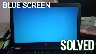 Laptop stuck on blue screen windows 10 solved [upl. by Rhyner315]