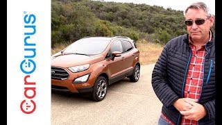 2018 Ford EcoSport  CarGurus Test Drive Review [upl. by Ardnuassac604]