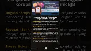 Pengamat dorong KPK usut dugaan korupsi dana iklan Bank BJB kpk [upl. by Mill]