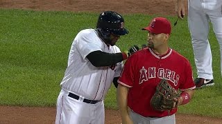 LAABOS Papi and Pujols horse around at first base [upl. by Goraud]