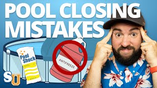 7 Common Pool Closing and Winterization Mistakes [upl. by Htyderem]