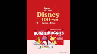 Huggies LimitedEdition Disneys 100Year Diaper Design [upl. by Akkina]