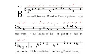 Hymnus Benedictus es Domine Deus [upl. by Kciredorb]