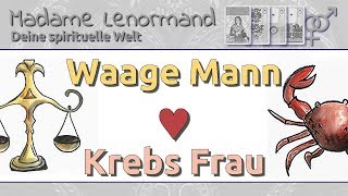 Waage Mann amp Krebs Frau Liebe und Partnerschaft [upl. by Sualakcin228]