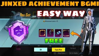 How To Complete Jinxed Achievement 😇 Easy Way To Complete Jinxed Achievement  Bgmi  Pubg  2023 [upl. by Dolf]