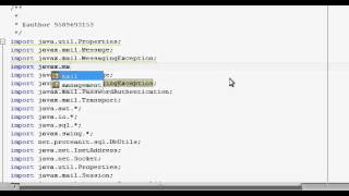 Java prog87JavaMail  transfer email using gmail SMTP Download JavaMail APIPart1 [upl. by Hun]