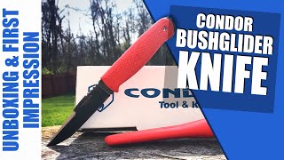 condor tool and knife bushglider unboxing and first impression [upl. by Costanza400]