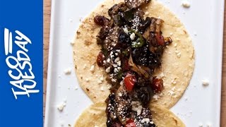 Taco Tuesday HuitlacocheMushroom Tacos [upl. by Etnaid]