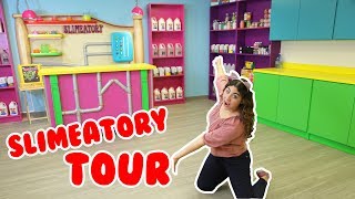 SLIMEATORY TOUR  SLIME ROOM TOUR  Biggest slime room tour  Slimeatory 137 [upl. by Cha709]