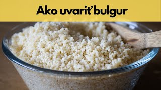 Ako uvariť bulgur [upl. by Trinetta]