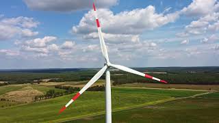 Windpark Langenbrügge  Vensys 136 REpowerSenvion MM92100  DJI Mini 2  27k  60 fps [upl. by Rosenkrantz]