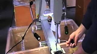 Long Arm Quilting Machine  Installing the Ruler Plate and Rotating the head  INNOVA [upl. by Rehpotsirk]