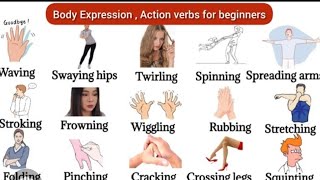 50 Body Movement VERB and EXPRESSION  Body Expression [upl. by Pilihp]