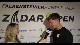 Dino PrizÌŒmicÌ intervju  Falkensteiner Punta Skala Zadar Open 2024 [upl. by Eenitsed]