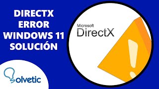 Directx Error Windows 11  SOLUCION [upl. by Elnore]