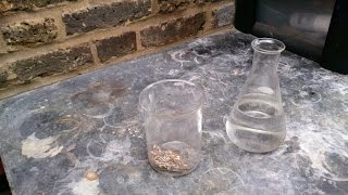 Gold Recovery using peracetic acid White vinegar  Hydrogen peroxide [upl. by Norm]