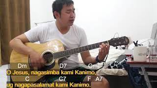 Amahan nagasimba kami kanimo  with lyrics and chords  by Franzoy [upl. by Droc745]