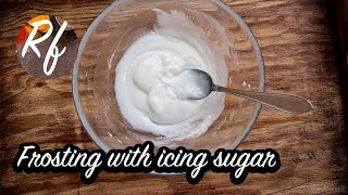 Frosting with icing sugar [upl. by Mayes]