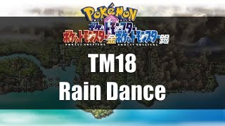 Pokemon Gold Silver amp Crystal  Where to get TM18 Rain Dance [upl. by Ahsatan9]