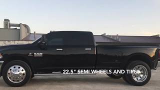 2014 Ram 3500 4x4 Complete Delete 5quot straight pipe [upl. by Suiramed505]