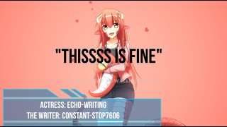 F4A Thissss is fine yandere lamia listener   yandere asmr lovechild speaker comedy [upl. by Samaj]