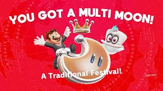 Super Mario Odyssey  New Donk City Music Festival Multi Moon Acquired Multi Moon Get [upl. by Dnilasor]