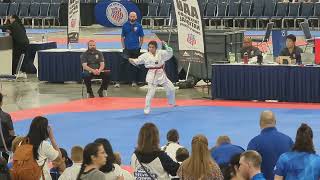 Harmony takes 2nd at the 2023 AAU National Taekwondo Championships in Ft Lauderdale FL [upl. by Codi]