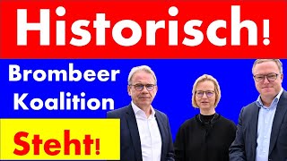 Historisch BrombeerKoalition in Thüringen steht [upl. by Rochette932]