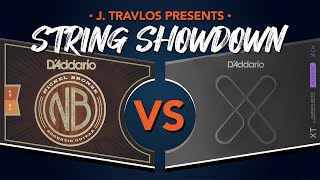 String Showdown Daddario XT Phosphor Bronze vs Daddario Nickel Bronze Acoustic Guitar Strings [upl. by Lexy]