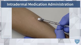 NETEC Intradermal Medication Administration [upl. by Flessel]