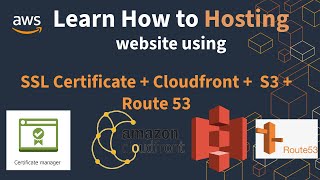 Host static Website using to AWS cloud with HTTPS using SSL certificate [upl. by Ahsikahs]