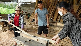 Boiling corn to sell at the market Buying firewood to prepare for new work  Ly Thi Ngoan [upl. by Salokcin]