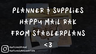 😲 Unboxing Reaction to RAK Planner Goodies Happy Mail from StablerPlans on insta Oct 2024 [upl. by Adrien]