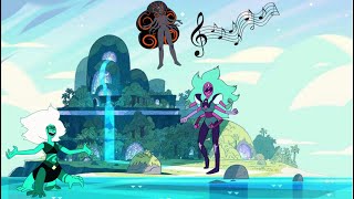 Steven Universe  Alexandrite vs Malachite Obsidian Theme  Mega Leaf Blade  stevenuniverseedit [upl. by Danzig]