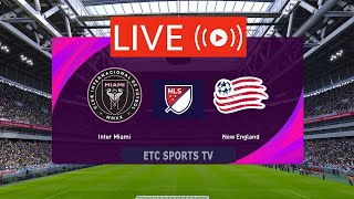 🔴INTER MIAMI VS NEW ENGLAND REVOLUTION LIVE STREAM  MLS LIVE FULL MATCH TODAY [upl. by Yrokcaz]