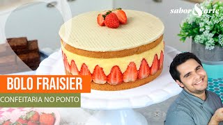 Bolo fraisier  Chefs digitais com Dário Heberson [upl. by Jacquenette]