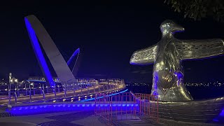 Monuments and Bridges at the heart of Perth City located in Western Australia [upl. by Bouton]