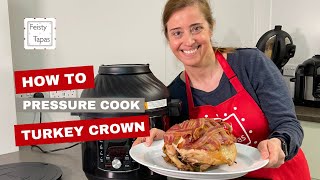 How to Pressure Cook Turkey Crown  crisp up with air fryer lid or in oven  Instant Pot Pro Crisp [upl. by Carpenter]