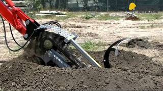 Hydrive Trencher for Front End Loader Excavator amp Skid Steers [upl. by Ynaffyt916]