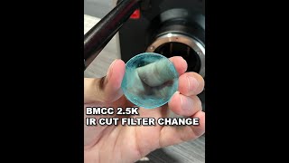 Blackmagic Cinema Camera 25K IR Cut Filter Change [upl. by Sehguh429]