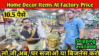 Cheapest Home Decoration amp Home interior Items in Delhi  Sadar Bazar Home Decor items Market [upl. by Ayota444]